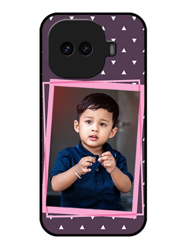 Custom iQOO 15R 5G Custom Glass Phone Case - Triangle Pattern Dotted Design