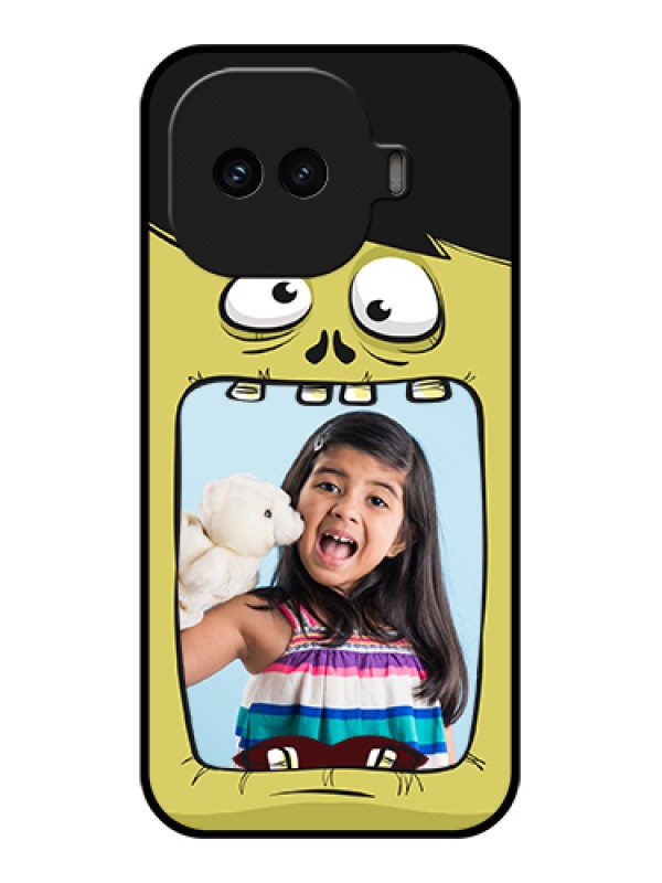 Custom iQOO 15R 5G Custom Glass Phone Case - Cartoon Monster Back Case Design