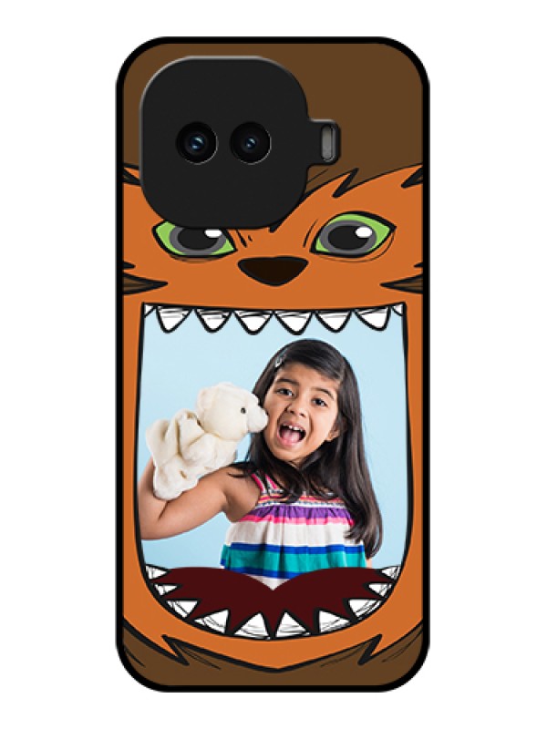 Custom iQOO 15R 5G Custom Glass Phone Case - Owl Monster Back Case Design