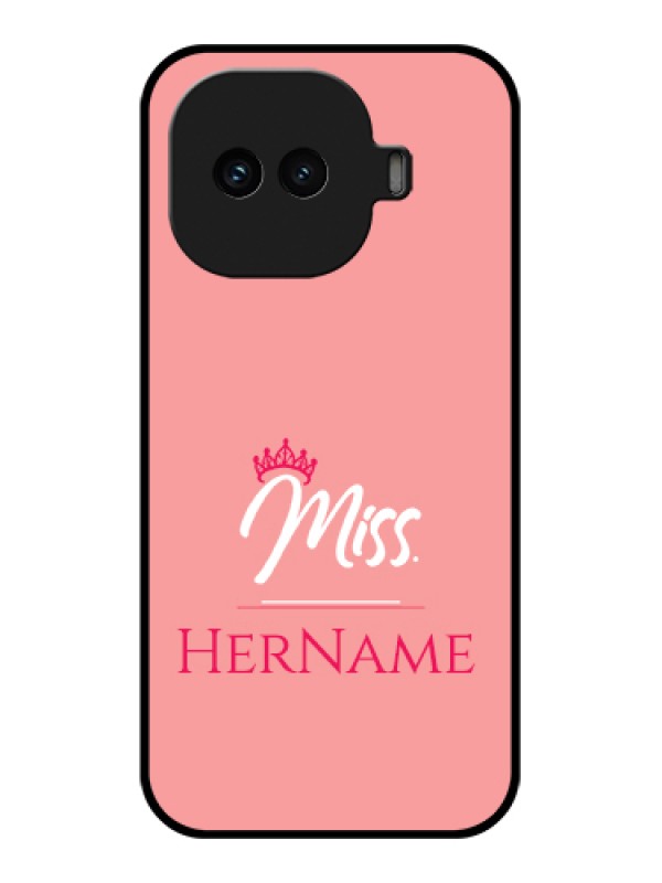 Custom iQOO 15R 5G Custom Glass Phone Case - Mrs With Name Design