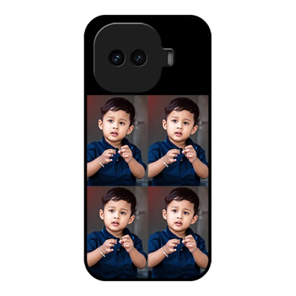 iQOO 15R 5G Custom Glass Phone Case - 4 Image Holder Design