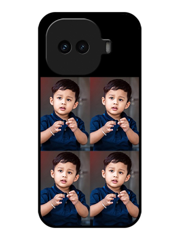 Custom iQOO 15R 5G Custom Glass Phone Case - 4 Image Holder Design