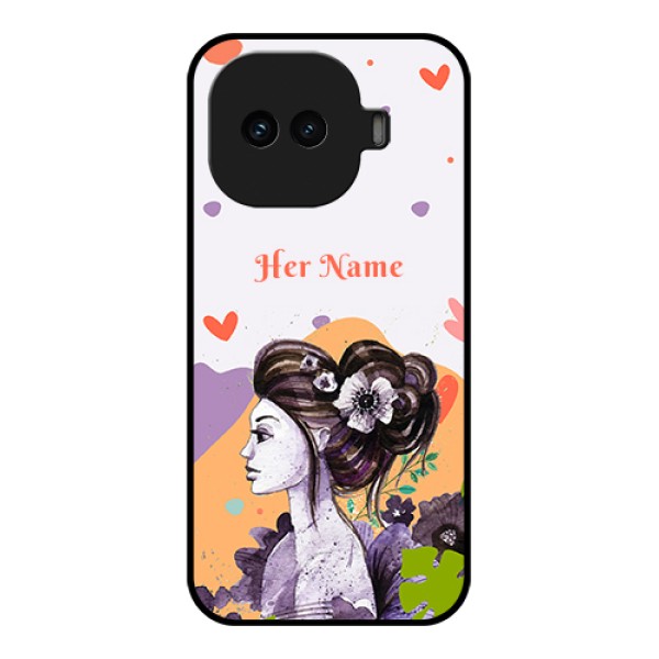 iQOO 15R 5G Custom Glass Phone Case - Woman And Nature Design iQOO 15R 5G Custom Glass Phone Case - Woman And Nature Design