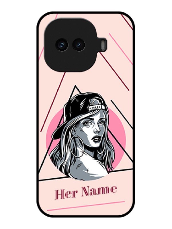 Custom iQOO 15R 5G Custom Glass Phone Case - Rockstar Girl Design