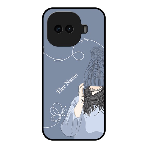 iQOO 15R 5G Custom Glass Phone Case - Girl In Winter Outfit Design iQOO 15R 5G Custom Glass Phone Case - Girl In Winter Outfit Design