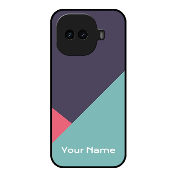 iQOO 15R 5G Custom Glass Phone Case - Tri Color Abstract Design