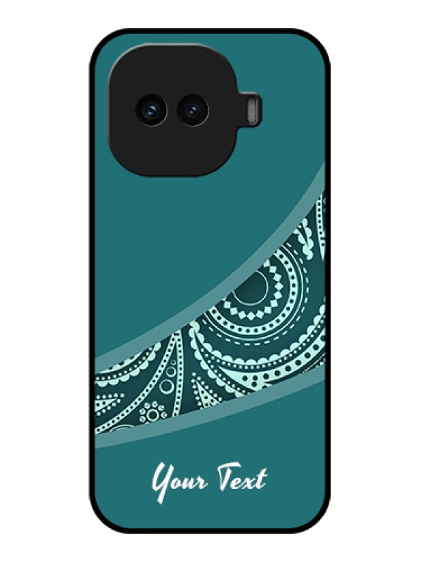 Custom iQOO 15R 5G Custom Glass Phone Case - Semi Visible Floral Design