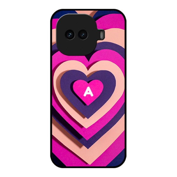 iQOO 15R 5G Custom Glass Phone Case - Cute Heart Pattern Design