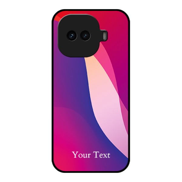 iQOO 15R 5G Custom Glass Phone Case - Digital Abstract Overlap Design