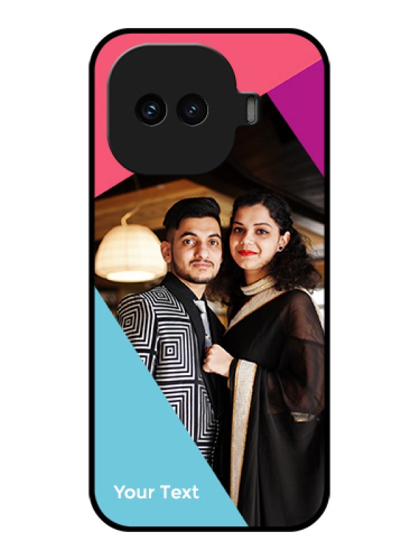 Custom iQOO 15R 5G Custom Glass Phone Case - Stacked Triple Colour Design