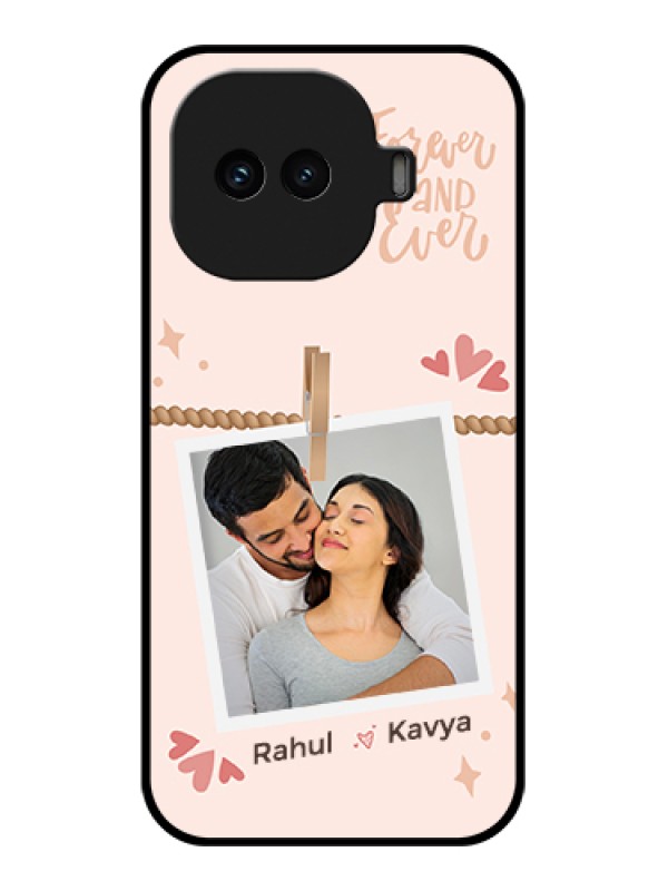 Custom iQOO 15R 5G Custom Glass Phone Case - Forever And Ever Love Design