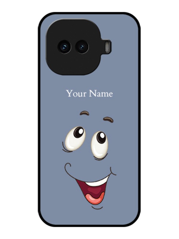 Custom iQOO 15R 5G Custom Glass Phone Case - Laughing Cartoon Face Design