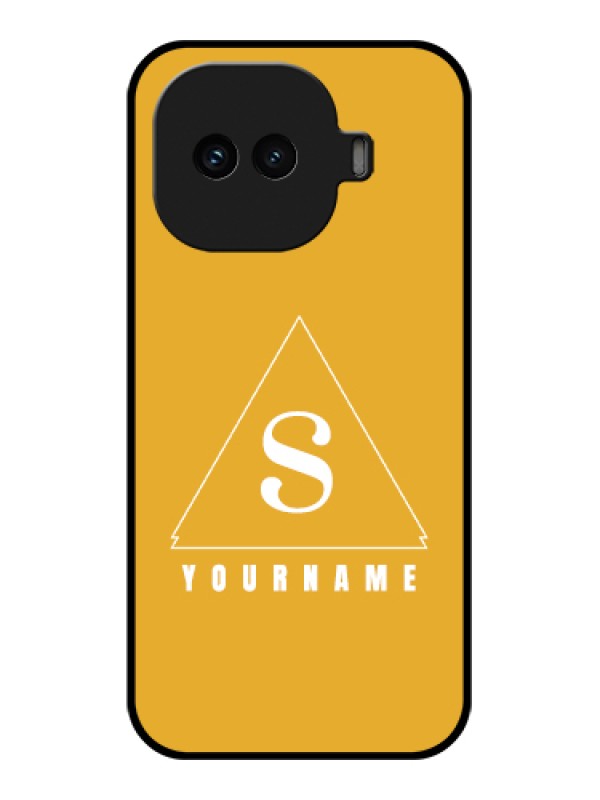 Custom iQOO 15R 5G Custom Glass Phone Case - Simple Triangle Design