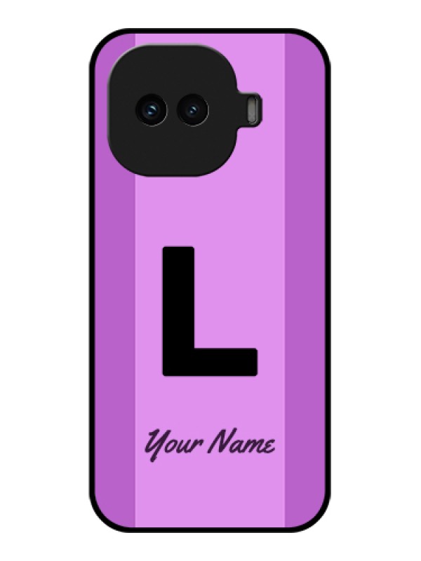 Custom iQOO 15R 5G Custom Glass Phone Case - Tricolor Custom Text Design
