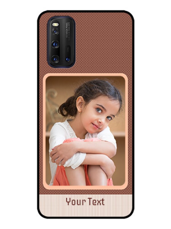 Custom iQOO 3 5G Custom Glass Phone Case - Simple Pic Upload Design