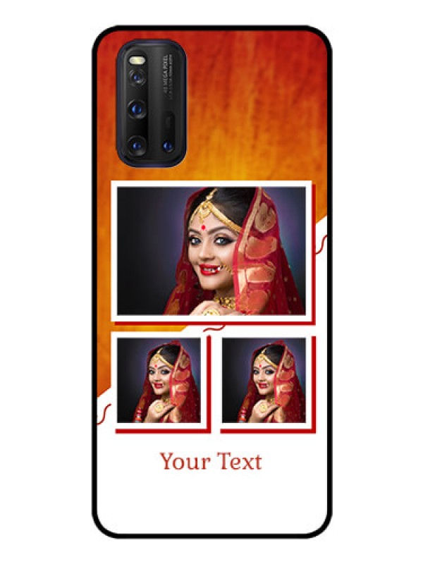 Custom iQOO 3 5G Custom Glass Phone Case - Wedding Memories Design 
