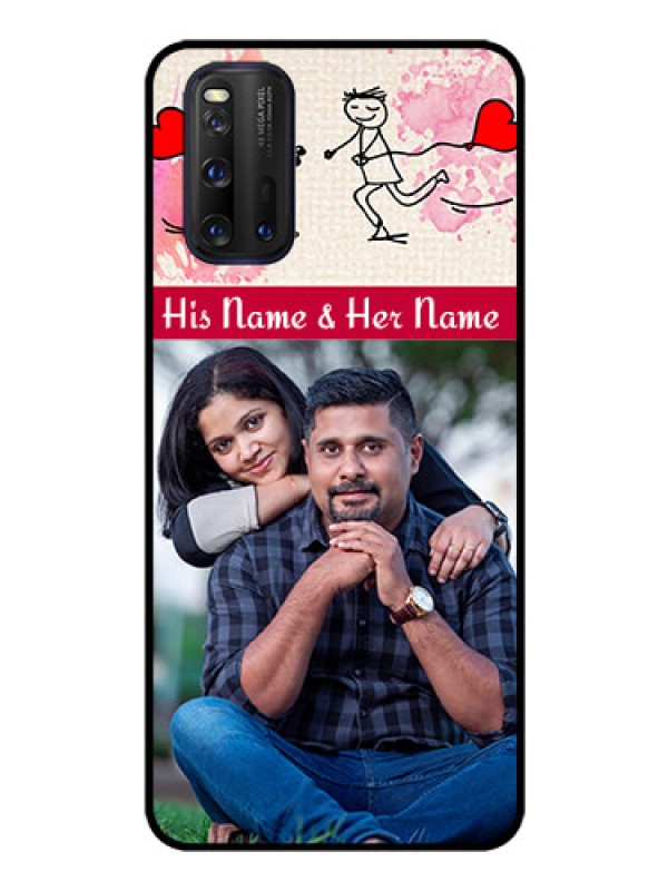 Custom iQOO 3 5G Photo Printing on Glass Case - You and Me Case Design