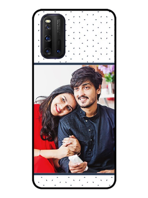 Custom iQOO 3 5G Personalized Glass Phone Case - Premium Dot Design
