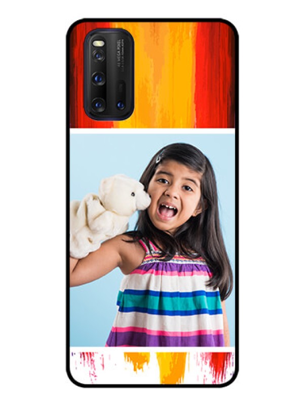 Custom iQOO 3 5G Personalized Glass Phone Case - Multi Color Design
