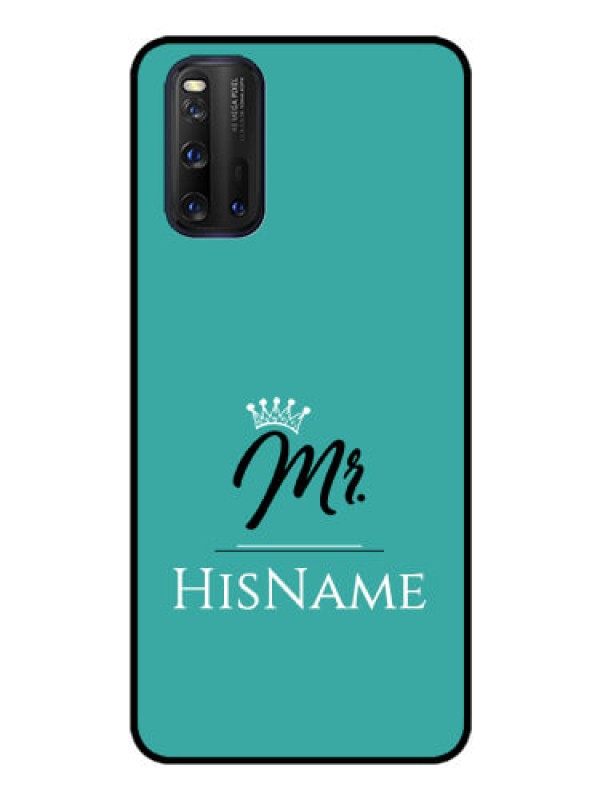 Custom iQOO 3 5G Custom Glass Phone Case Mr with Name
