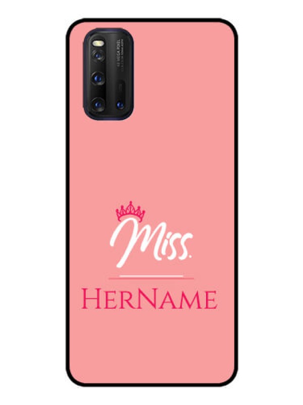Custom iQOO 3 5G Custom Glass Phone Case Mrs with Name
