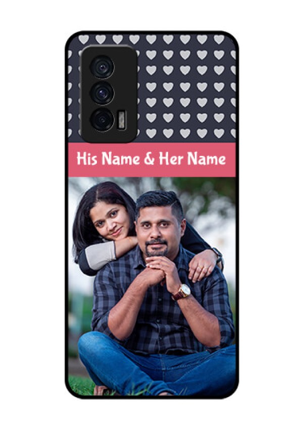 iQOO 7 5G Custom Glass Mobile Case - Love Symbols Design