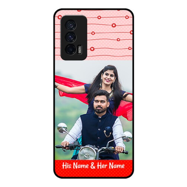 iQOO 7 5G Personalized Glass Phone Case - Red Pattern Case Design iQOO 7 5G Personalized Glass Phone Case - Red Pattern Case Design