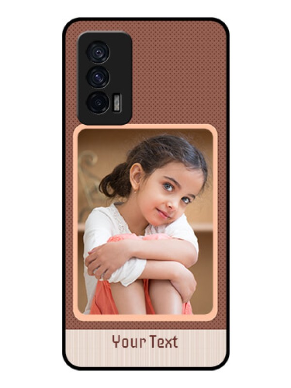 Custom iQOO 7 5G Custom Glass Phone Case - Simple Pic Upload Design