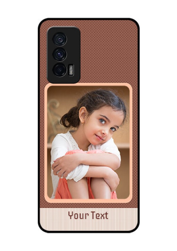 iQOO 7 5G Custom Glass Phone Case - Simple Pic Upload Design
