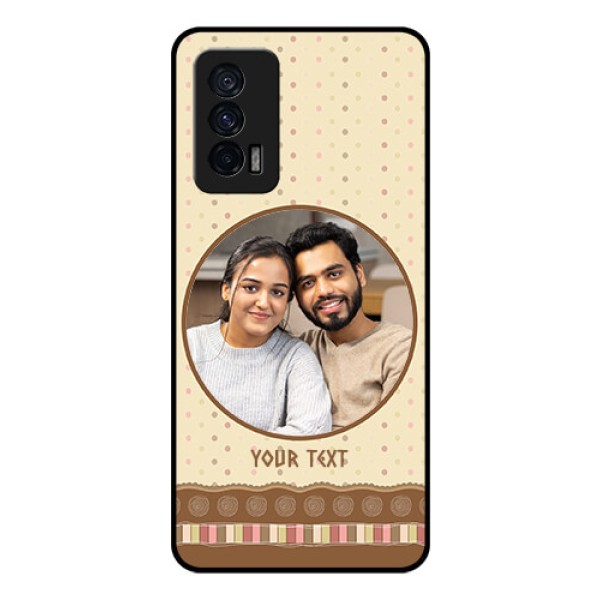 iQOO 7 5G Custom Glass Mobile Case - Brown Dotted Mobile Case Design iQOO 7 5G Custom Glass Mobile Case - Brown Dotted Mobile Case Design