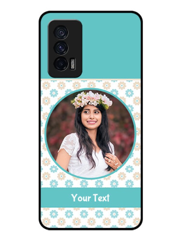 Custom iQOO 7 5G Custom Glass Mobile Case - Beautiful Flowers Design