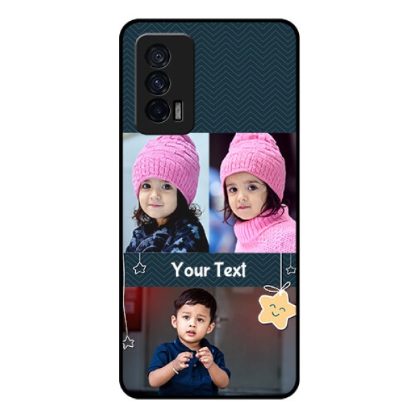 iQOO 7 5G Custom Glass Mobile Case - Hanging Stars Design
