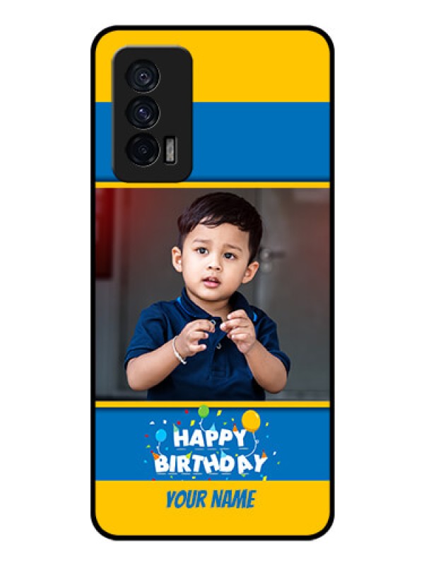 Custom iQOO 7 5G Custom Glass Mobile Case - Birthday Wishes Design