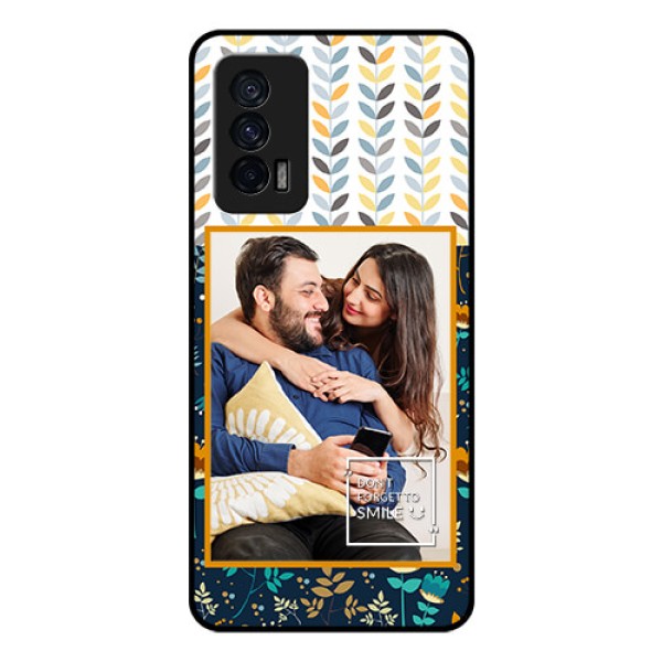 iQOO 7 5G Custom Glass Mobile Case - Pattern Design