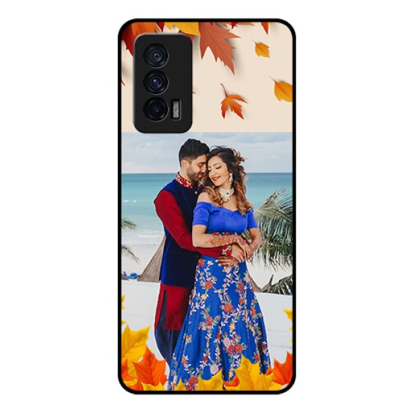 iQOO 7 5G Photo Printing on Glass Case - Autumn Maple Leaves Design iQOO 7 5G Photo Printing on Glass Case - Autumn Maple Leaves Design