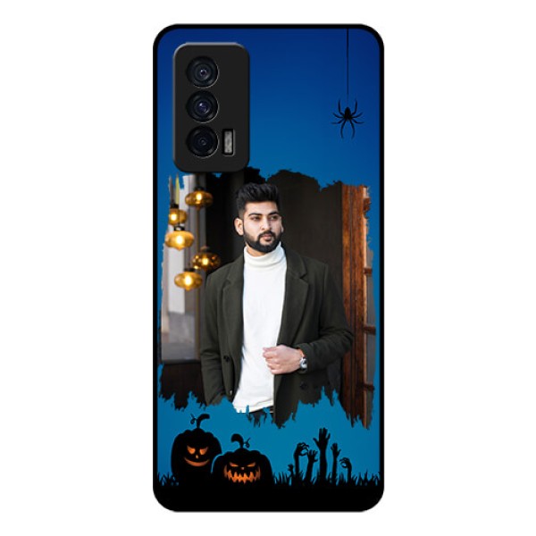 iQOO 7 5G Photo Printing on Glass Case - with pro Halloween design iQOO 7 5G Photo Printing on Glass Case - with pro Halloween design