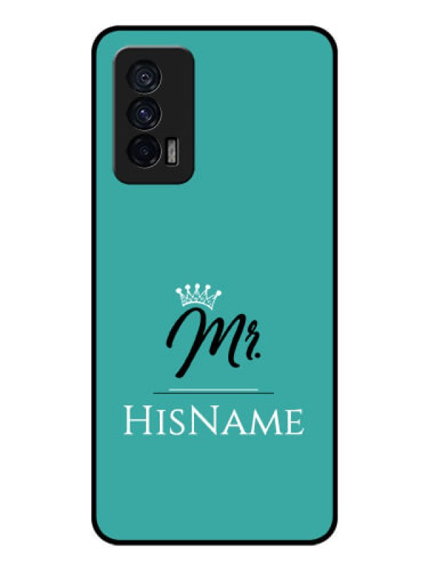 Custom iQOO 7 5G Custom Glass Phone Case Mr with Name