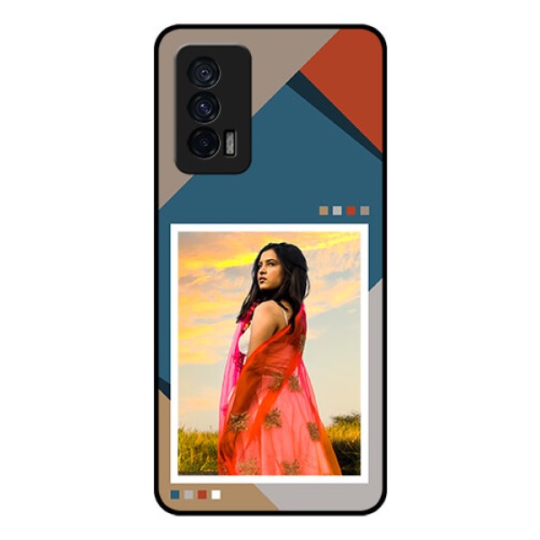 iQOO 7 5G Personalized Glass Phone Case - Retro color pallet Design iQOO 7 5G Personalized Glass Phone Case - Retro color pallet Design