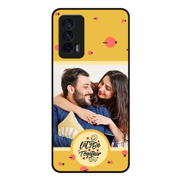 iQOO 7 5G Photo Printing on Glass Case - Lets be Together Design
