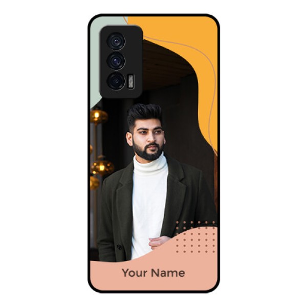 iQOO 7 5G Personalized Glass Phone Case - Tri-coloured overlay design iQOO 7 5G Personalized Glass Phone Case - Tri-coloured overlay design