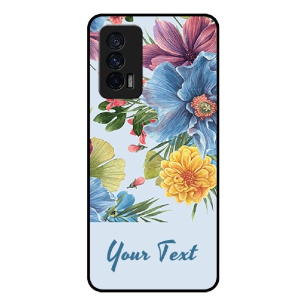 iQOO 7 5G Custom Glass Mobile Case - Stunning Watercolored Flowers Painting Design iQOO 7 5G Custom Glass Mobile Case - Stunning Watercolored Flowers Painting Design
