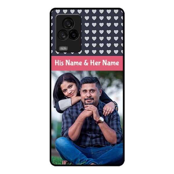 iQOO 7 Legend 5G Custom Glass Mobile Case - Love Symbols Design