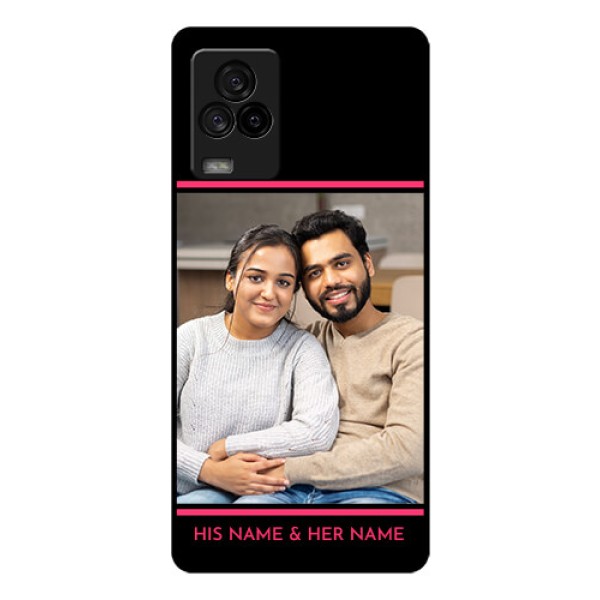 iQOO 7 Legend 5G Custom Glass Mobile Case - with Add Text Design