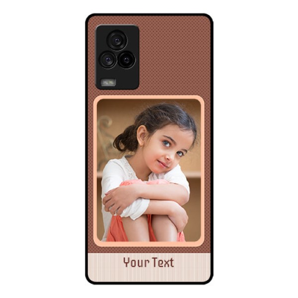 iQOO 7 Legend 5G Custom Glass Phone Case - Simple Pic Upload Design