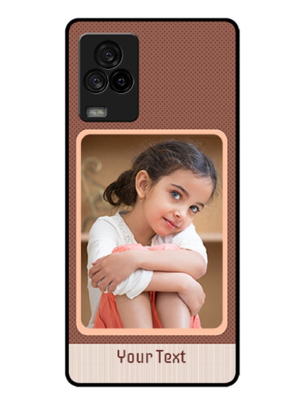 Custom iQOO 7 Legend 5G Custom Glass Phone Case - Simple Pic Upload Design