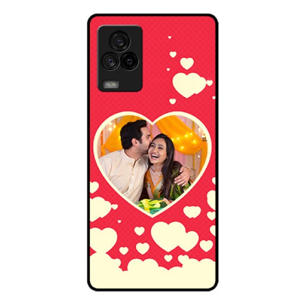 iQOO 7 Legend 5G Custom Glass Mobile Case - Love Symbols Phone Cover Design
