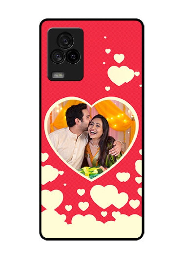 iQOO 7 Legend 5G Custom Glass Mobile Case - Love Symbols Phone Cover Design