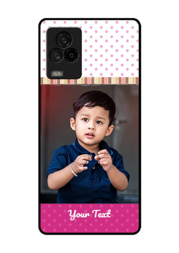 iQOO 7 Legend 5G Photo Printing on Glass Case - Cute Girls Cover Design
