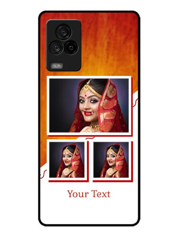 Custom iQOO 7 Legend 5G Custom Glass Phone Case - Wedding Memories Design