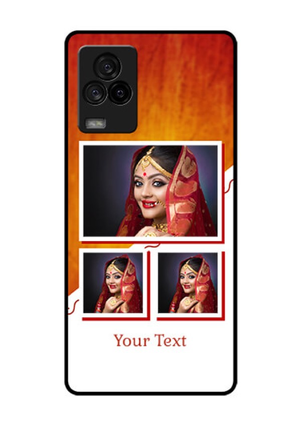 iQOO 7 Legend 5G Custom Glass Phone Case - Wedding Memories Design